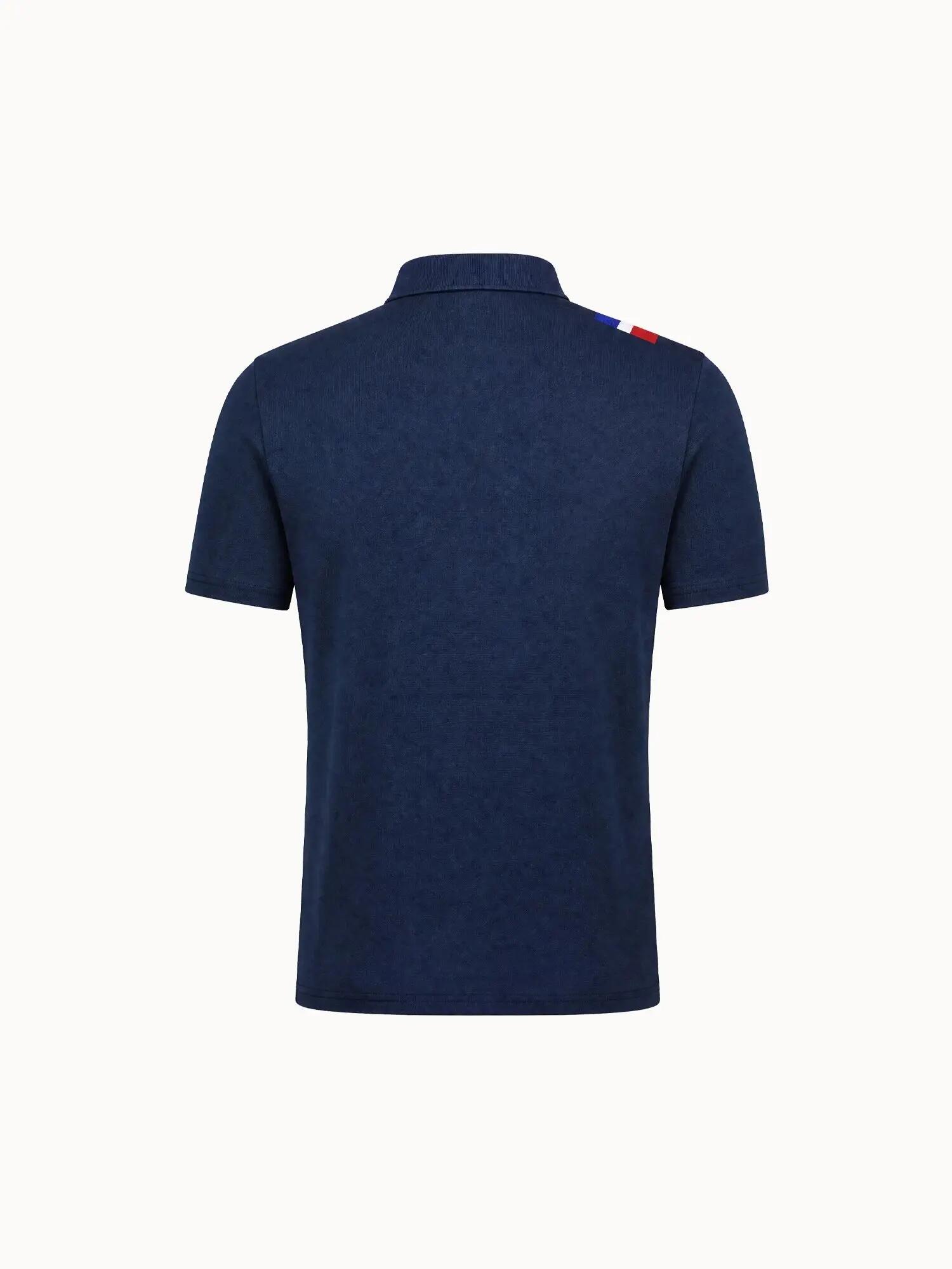 Polo avec détails tricolores Teamsport 3/5