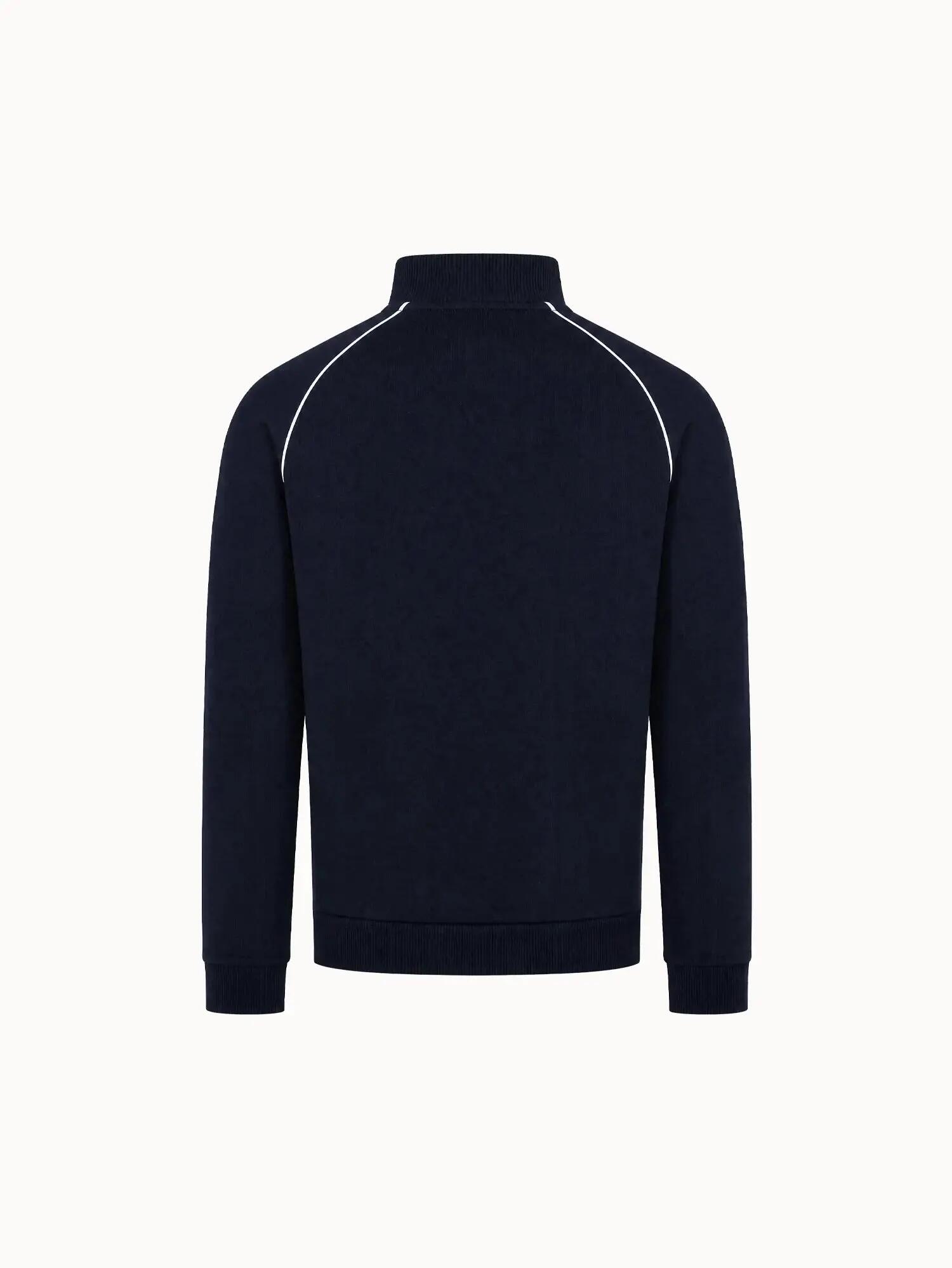 Veste zippée en double face avec bande rayée Tricolores 3/5