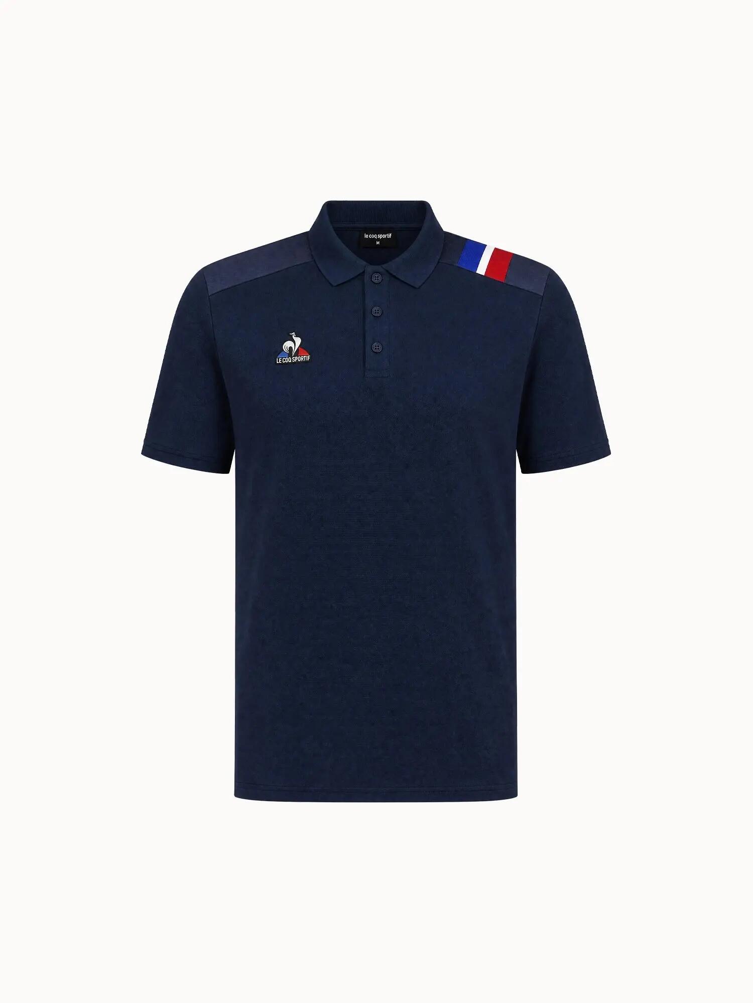 Polo avec détails tricolores Teamsport 2/5