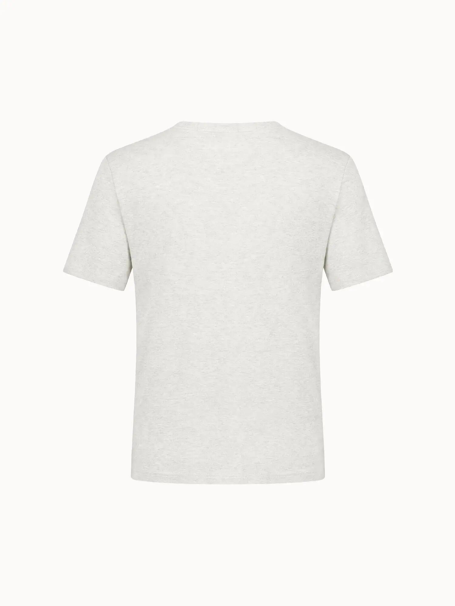 T-shirt en jersey de coton avec bandes rayées épaules Heritage 3/5
