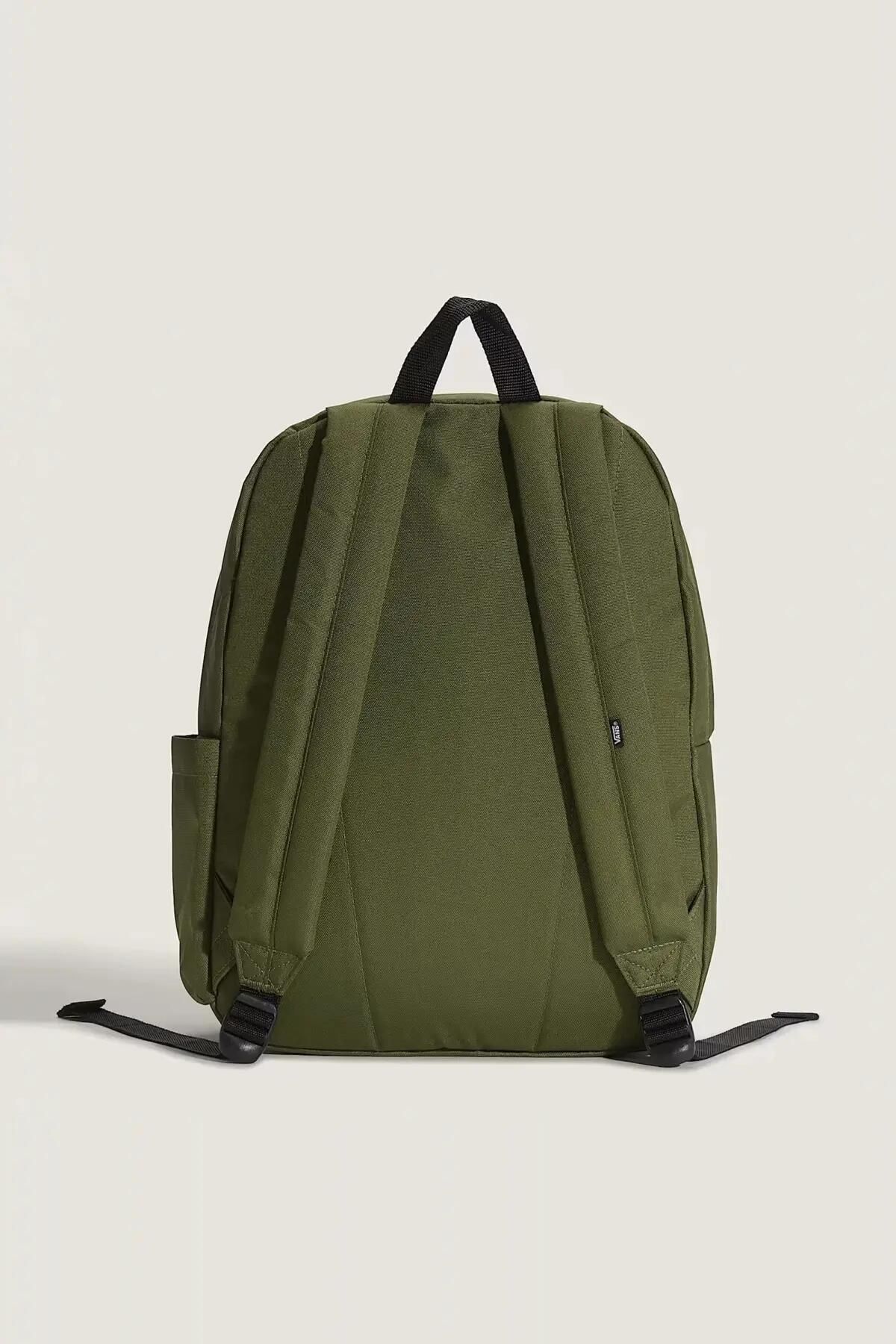 Mochila Verde Vans Old Skool Drop V Green - Diseño Icónico, Espaciosa y Duradera 4/5