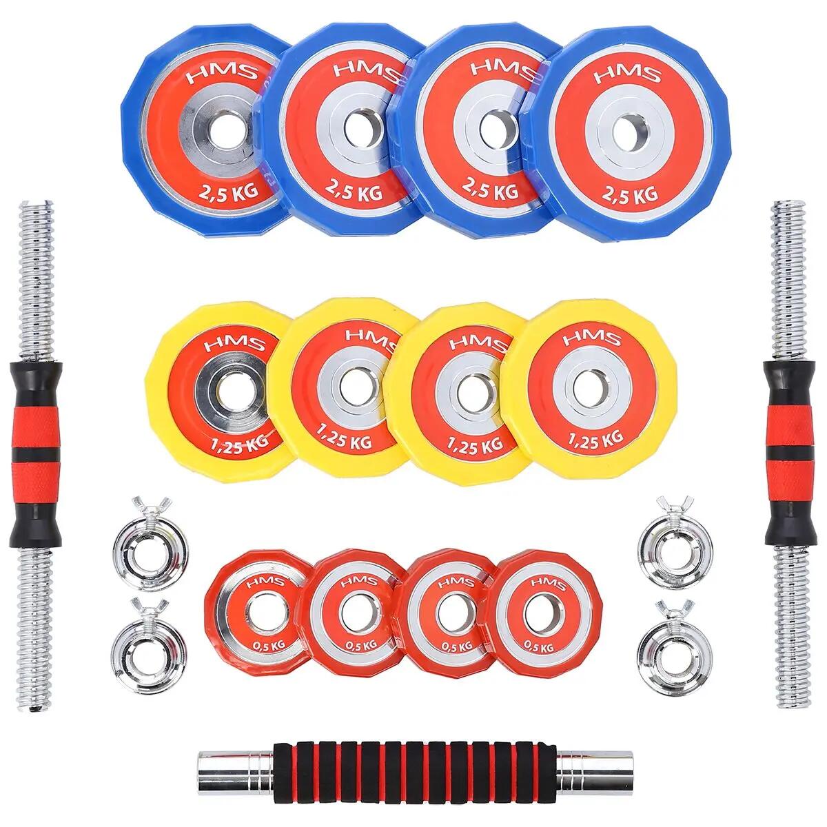 Verstellbares Hantel- und Kurzhantel-Set - 21 kg 13/15