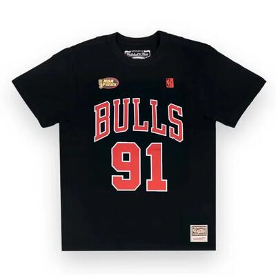 T-shirt mitchell & ness rodman black