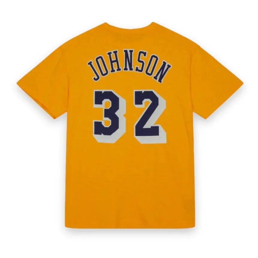 T-shirt Mitchell & Ness Magic J Yellow 4/6