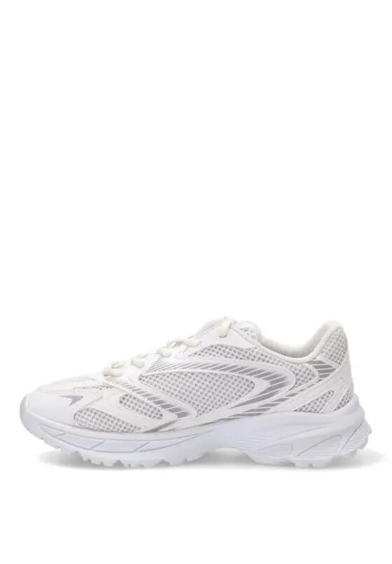 Deportivas Casual Mujer Suela Plana - Modelo 51suj0012 Blanco 4/6