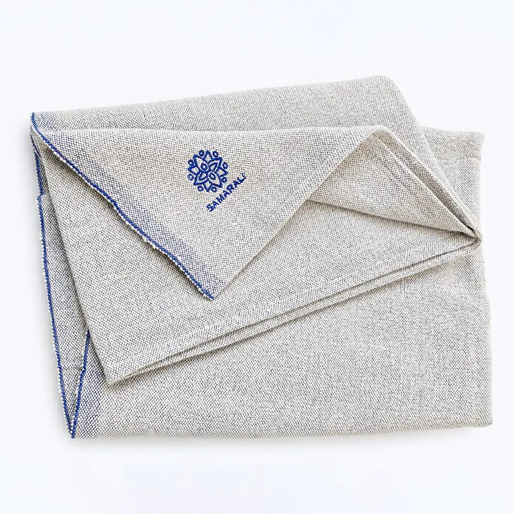 Samarali Couverture de yoga en coton biologique - 200 x 150 cm 5/7