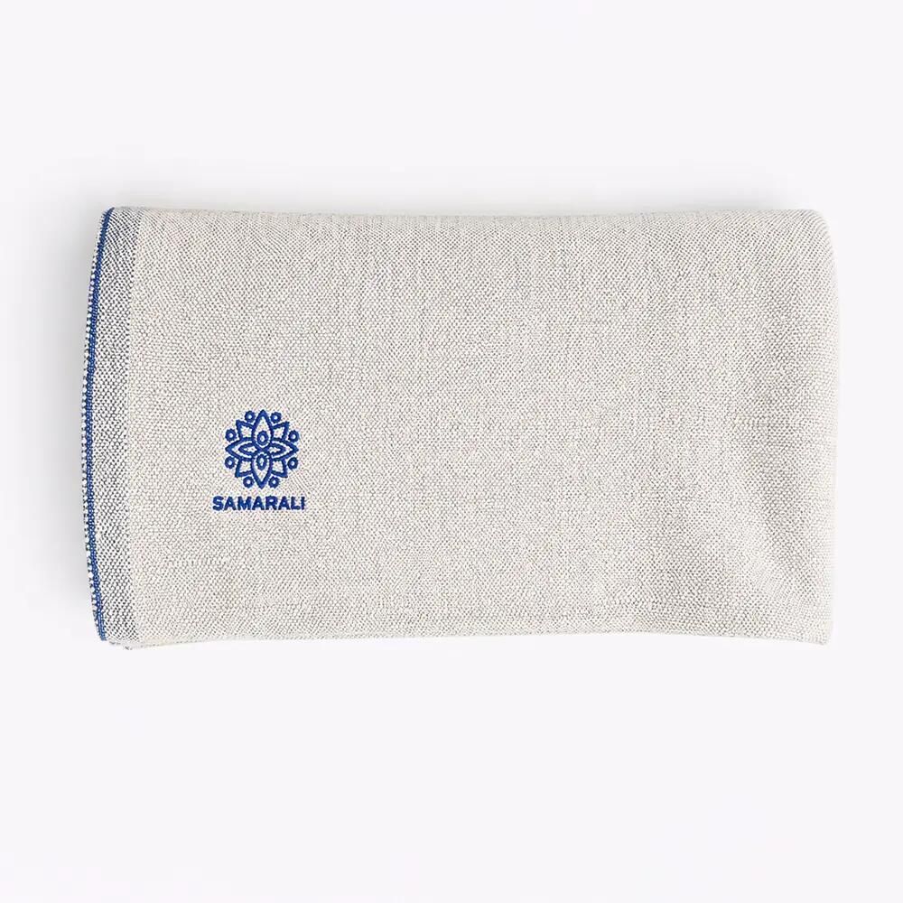 Samarali Couverture de yoga en coton biologique - 200 x 150 cm 4/7