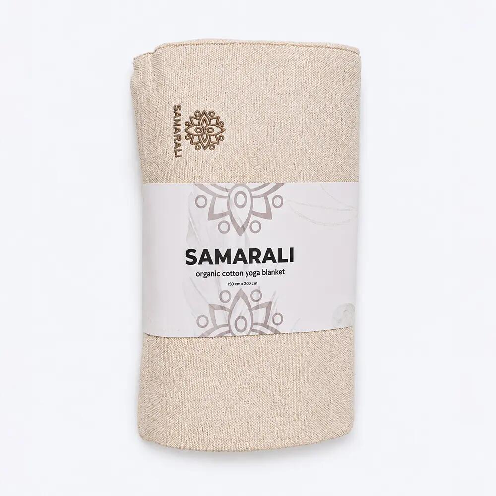 Samarali Handgefertigte Yogadecke aus Bio-Baumwolle - 200 x 150 cm 2/7