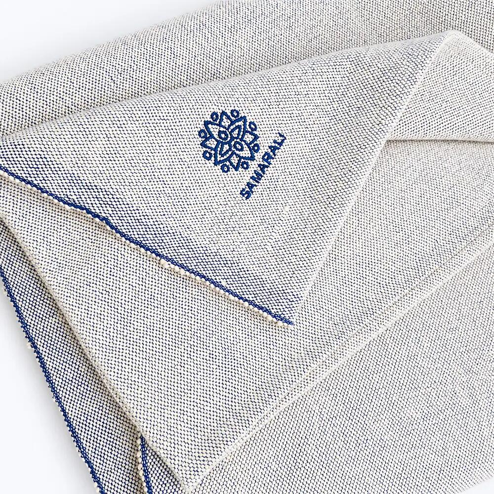 Samarali Couverture de yoga en coton biologique - 200 x 150 cm 2/7