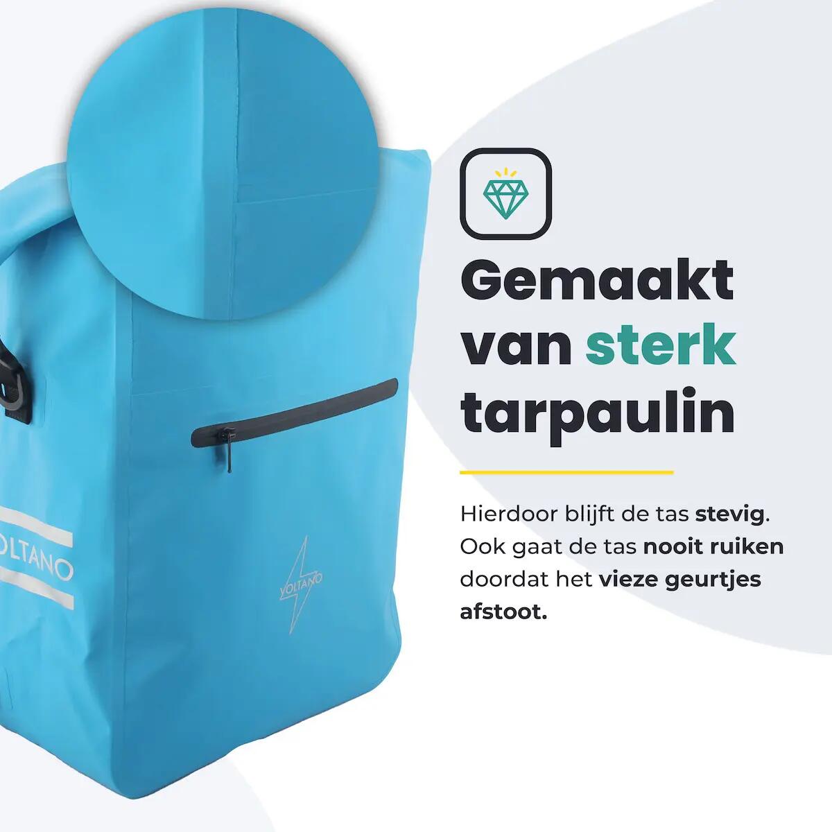 Fietstas voor Toerfietsen van het merk VOLTANO - Unisex - Kleur BLAUW -  - 28 7/7