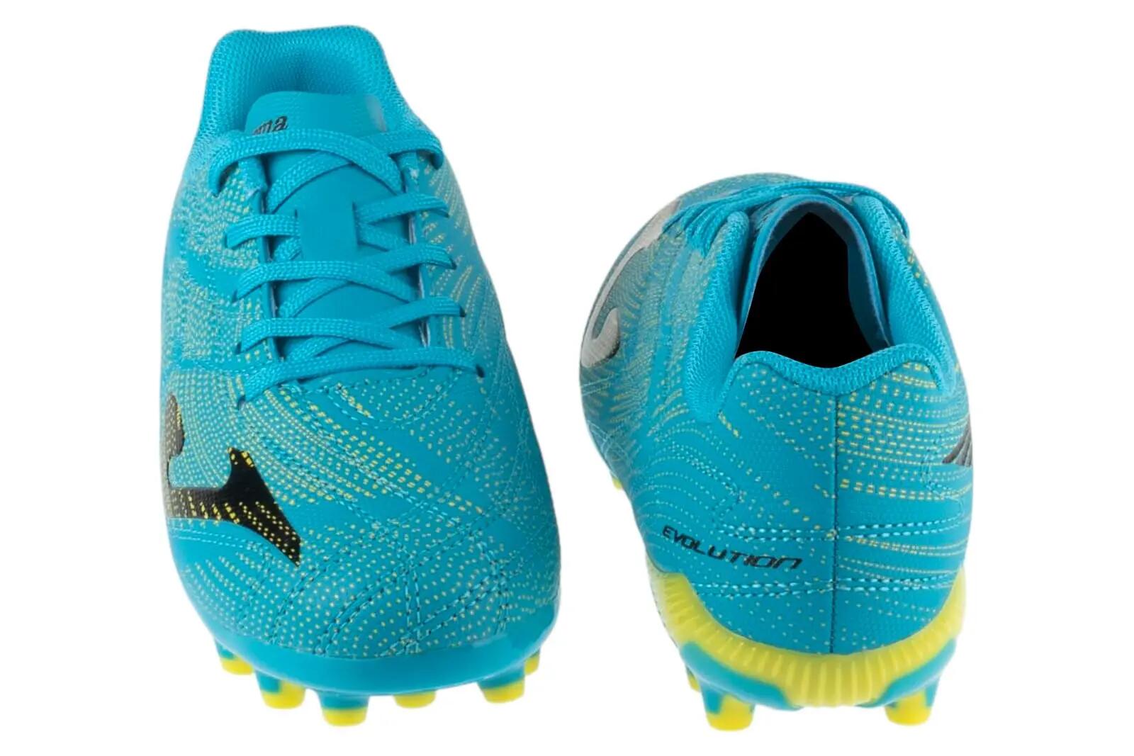 Botas Fútbol Fútbol Niños Joma Evolution Jr 26 AG Turquesa 5/7