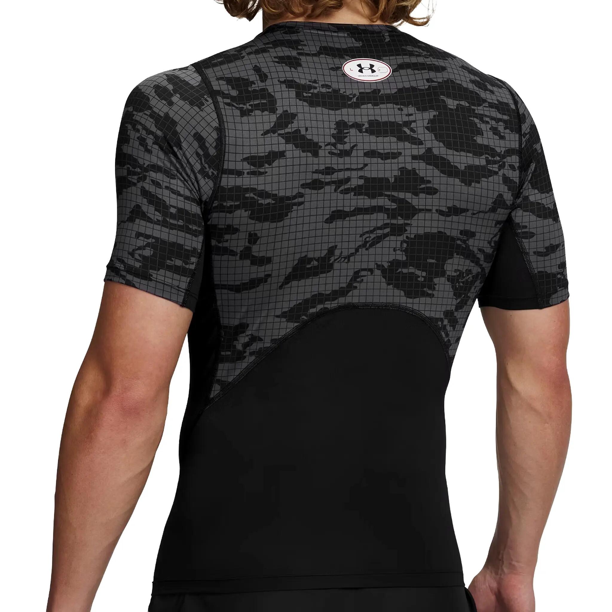 Kompressionsshirt leicht kühlend schnelltrocknend Herren - HeatGear® Printed 2/2
