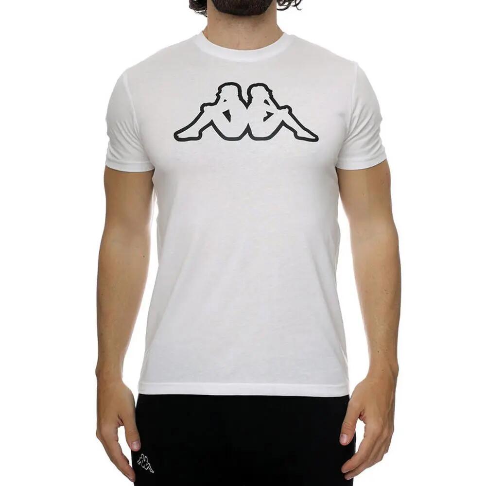 T-shirt Uomo Kappa Cromen Slim Bianco 2/4