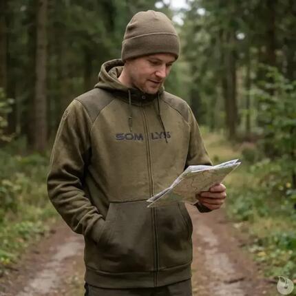 Sweat à capuche marron de taille S à 3XL