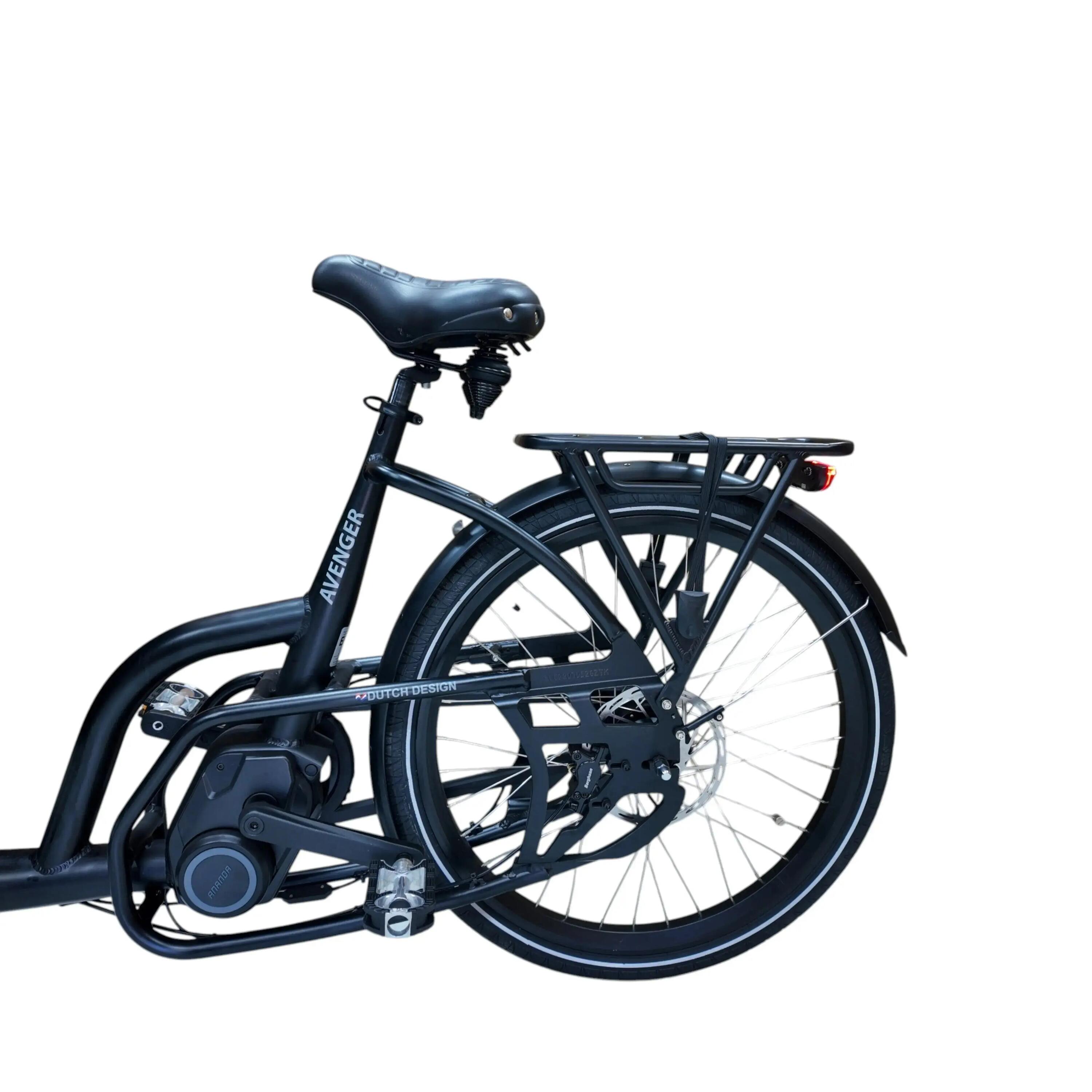 Vélo cargo électrique moteur central 110 Nm – Vogue Avenger noir mat 5/5