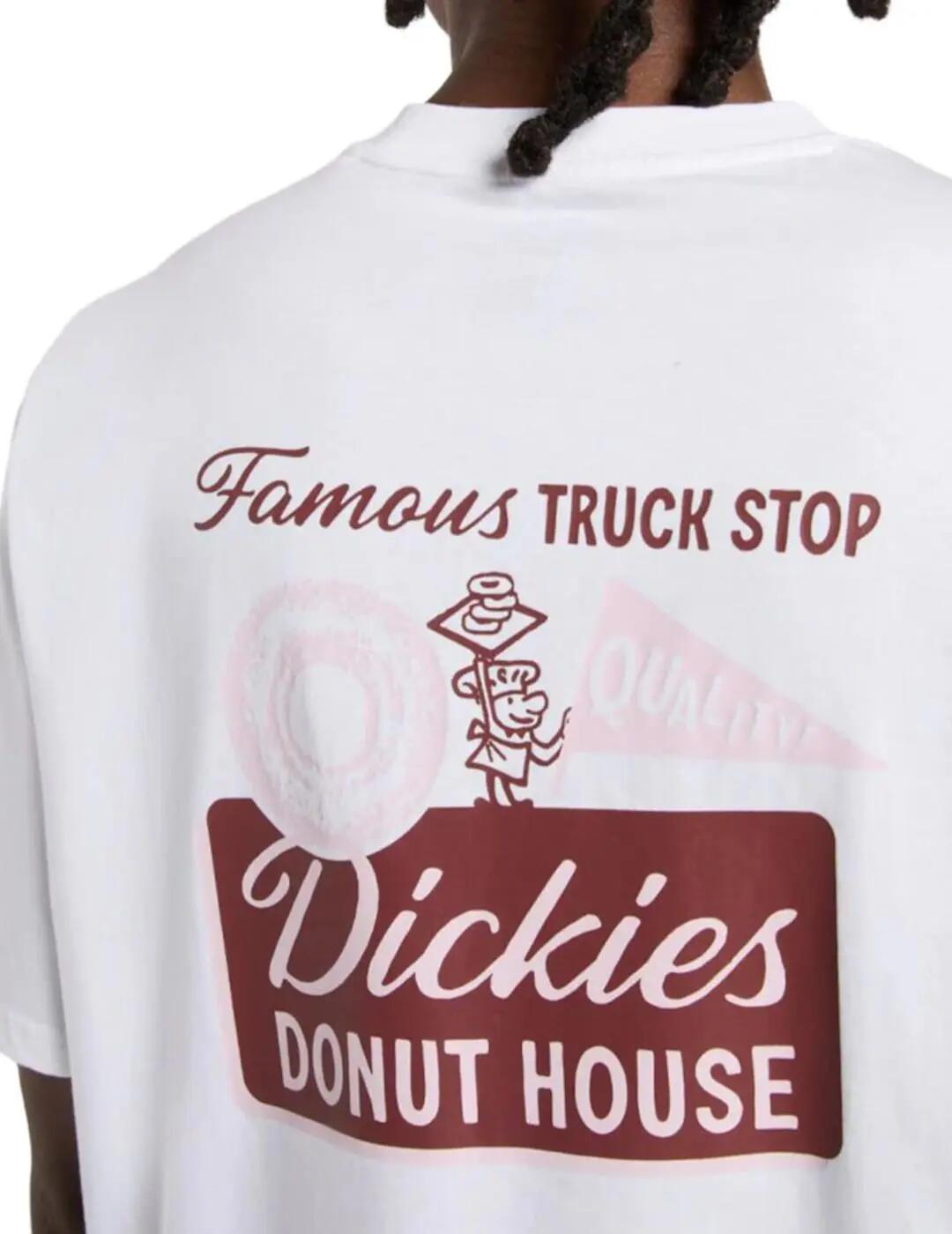 Camiseta para Homem Dickies Donut house Branco 3/5