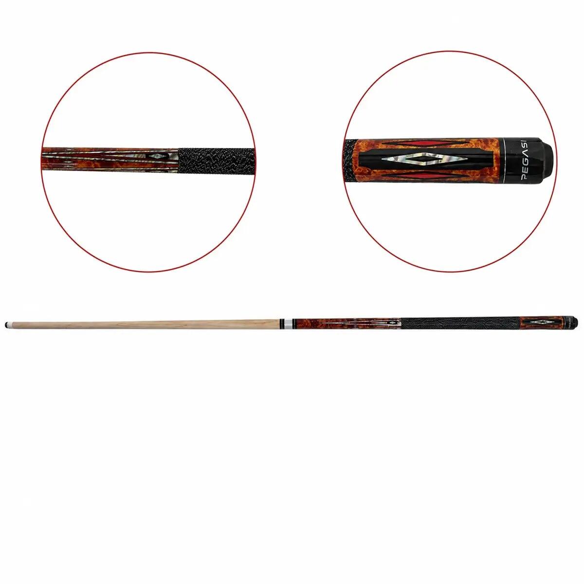 Premium poolkeu Pegasi 146cm 2-delig Briarwood 2/5