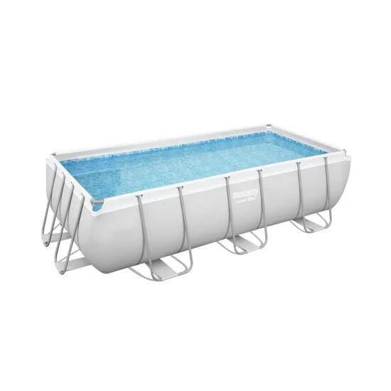 Bestway Piscine hors sol - Power Steel - Gris clair 404x201x100cm
