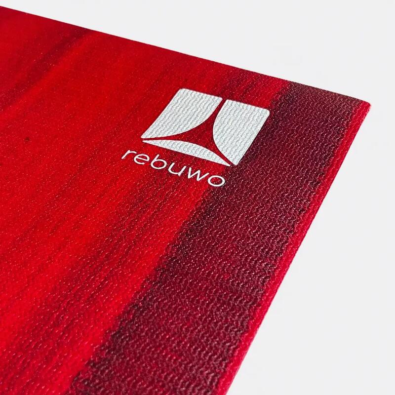 Rebuwo Kaydırmaz Ekolojik PER Yoga ve Pilates Matı 5 mm - Bordo