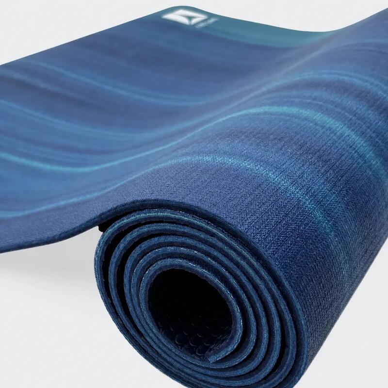 Rebuwo Kaydırmaz Ekolojik PER Yoga ve Pilates Matı 5 mm - Mavi