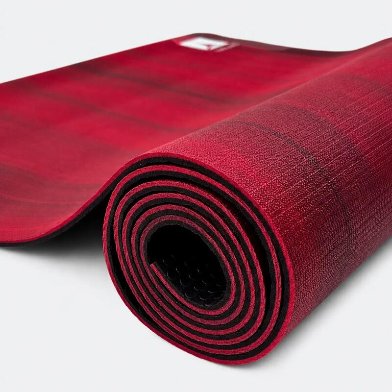 Rebuwo Kaydırmaz Ekolojik PER Yoga ve Pilates Matı 5 mm - Bordo