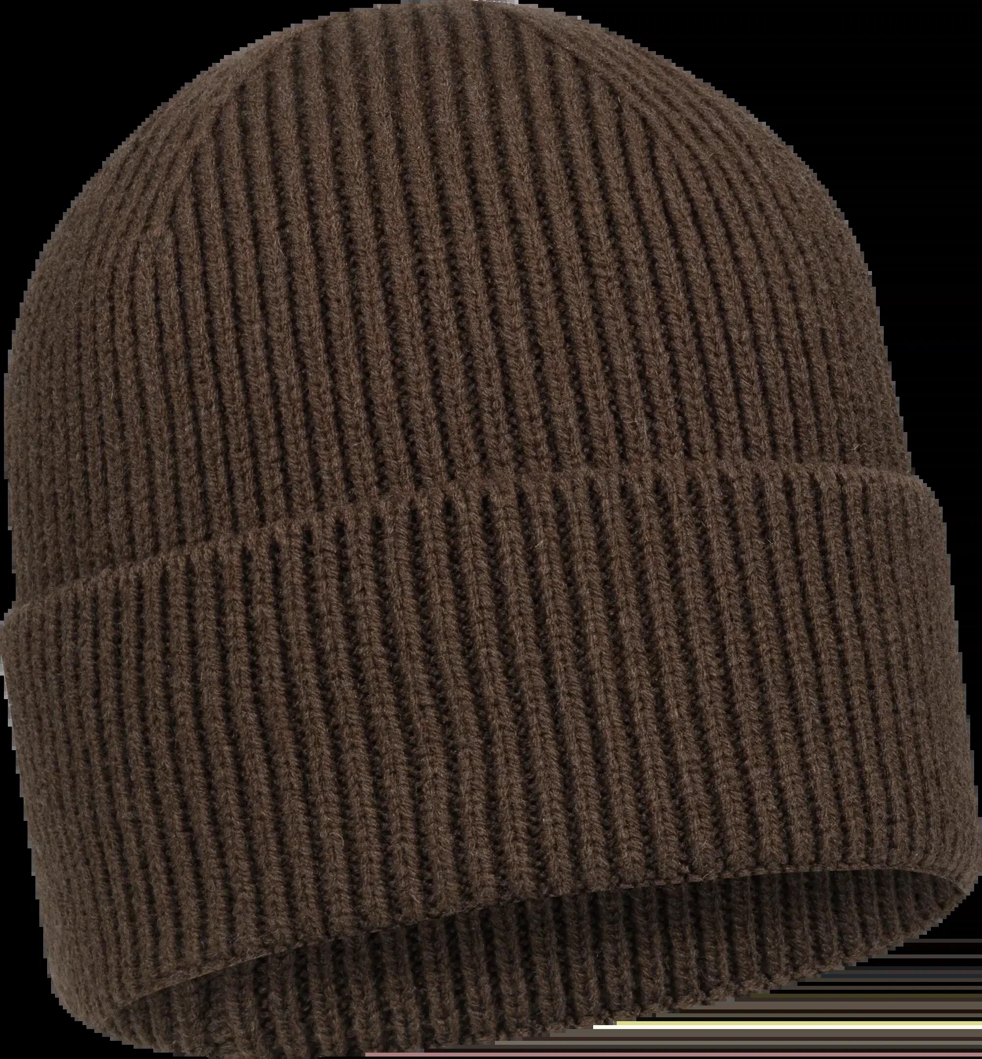 Beanie Tommy Rib - Dunkelbraun 3/4