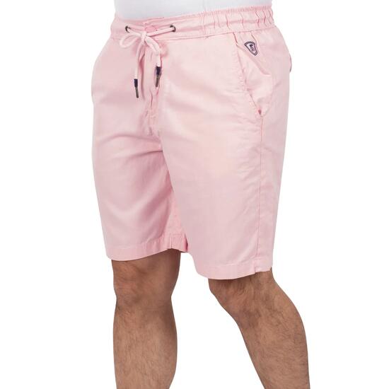 Bermuda lin aquarelle 40 / Rose