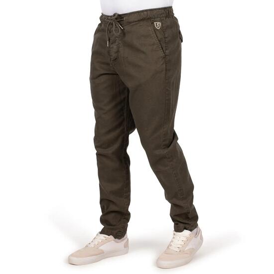 Pantalon en lin écume 48 / kaki