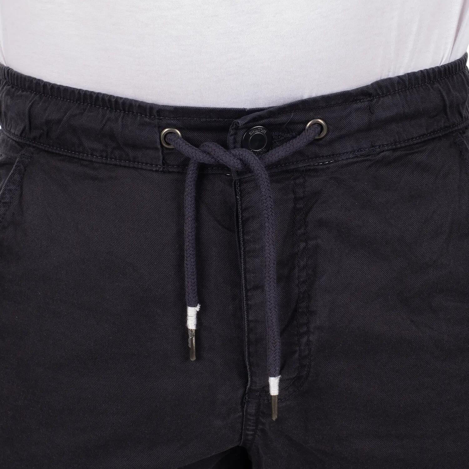 Pantalon en lin écume 56 / Navy 3/4