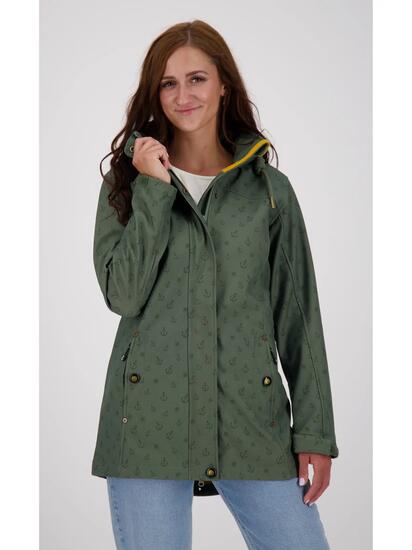 Damen - Naturwandern - Softshelljacke - winddicht - Ankerglut