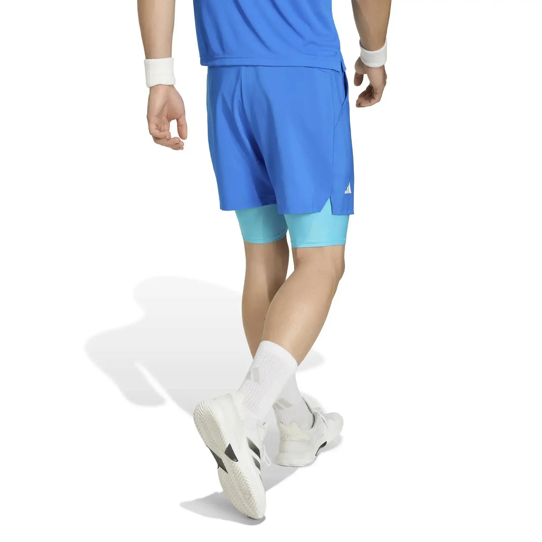Szorty 2 w 1 adidas Club 5/6