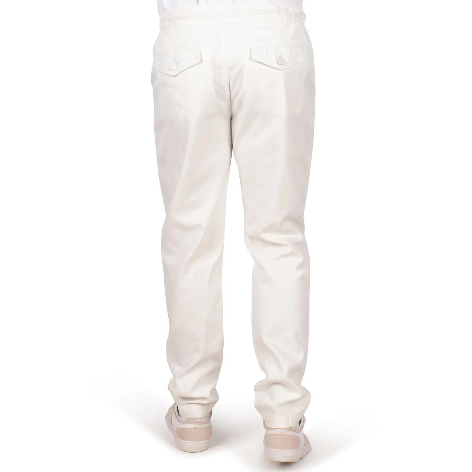 Pantalon en lin écume 46 / Blanc 2/5