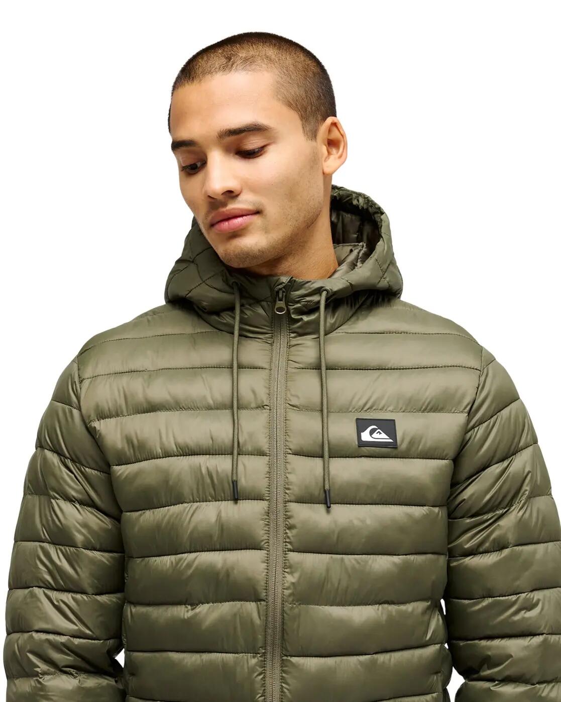 Isolatiejack met capuchon SCALY HOOD Grün Heren 4/4
