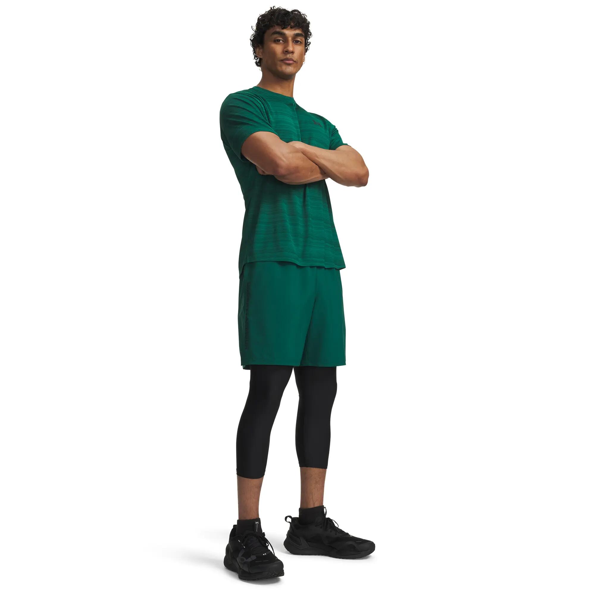 Pantaloncini tessuti UA Tech™ con logo da uomo Under Armour 21 cm Verde 5/5