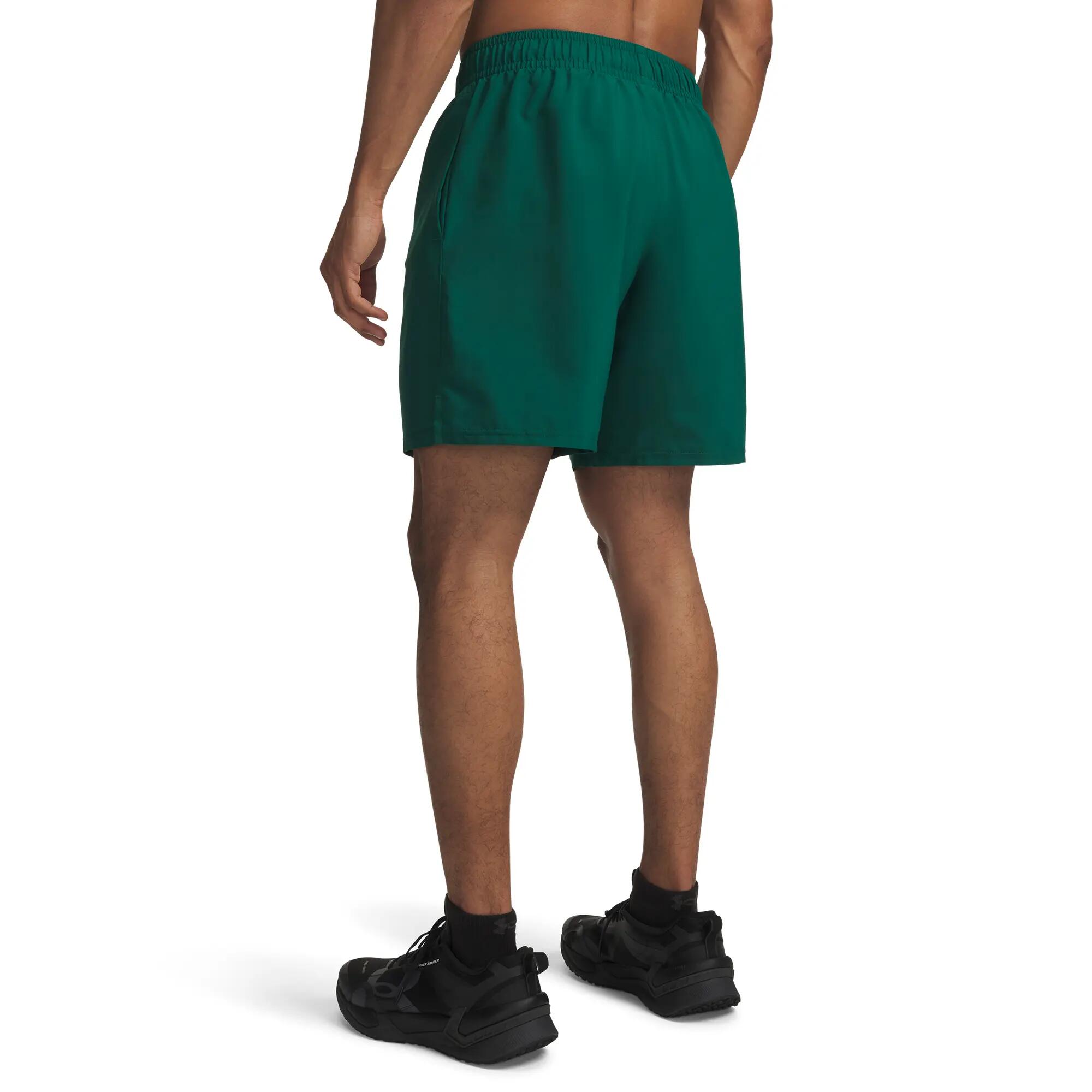 Pantaloncini tessuti UA Tech™ con logo da uomo Under Armour 21 cm Verde 4/5