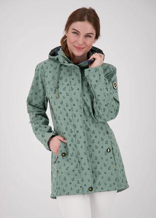 Damen - Naturwandern - Softshelljacke - winddicht - Ankerglut