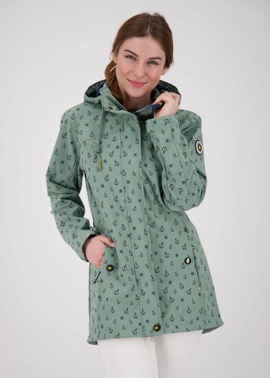 Damen - Naturwandern - Softshelljacke - winddicht - Ankerglut