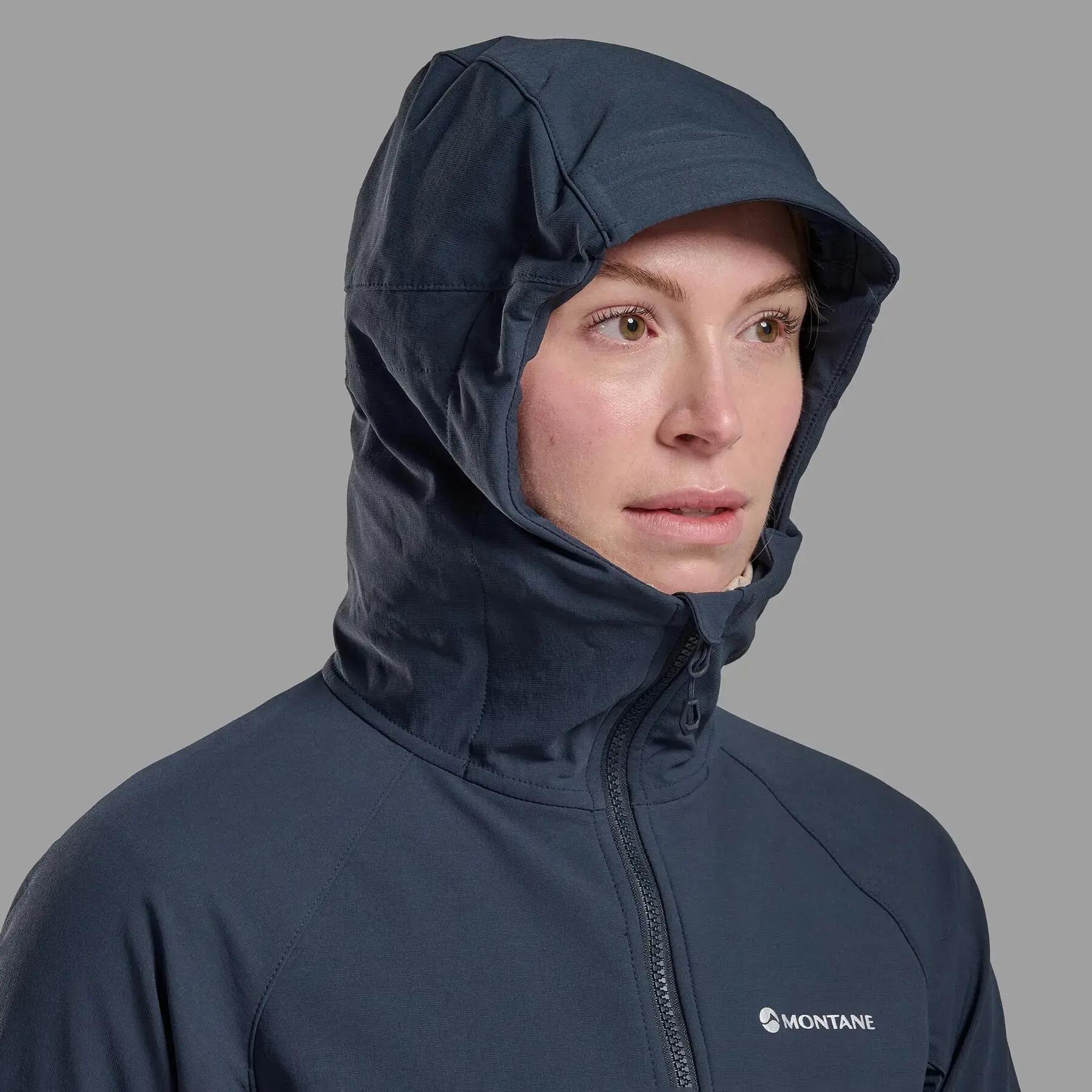Casaco com capuz para mulher Montane Tenacity 4/7
