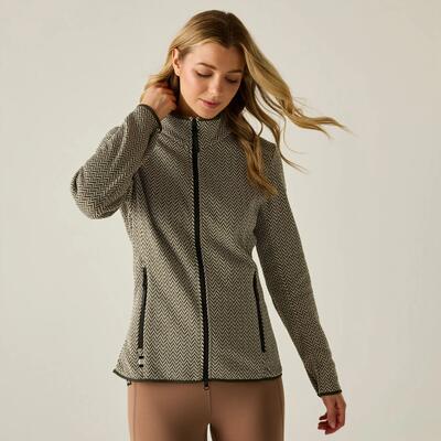 Dames elzie fleece met volledige ritssluiting