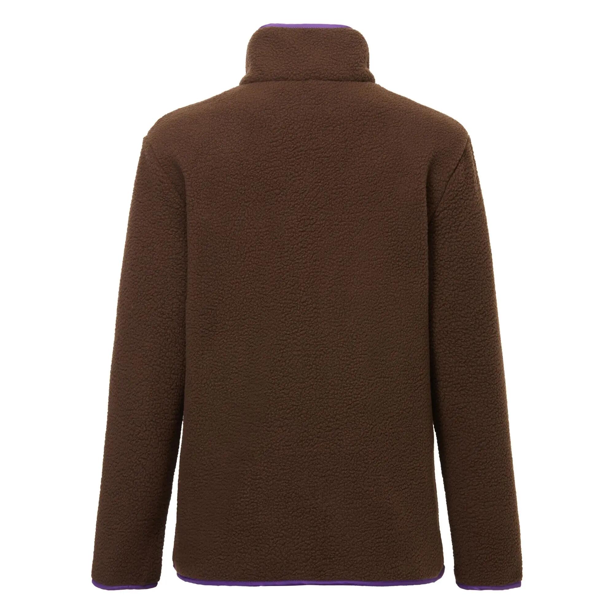 Orla Kiely bedrukte Borg fleece met volledige ritssluiting 9/10