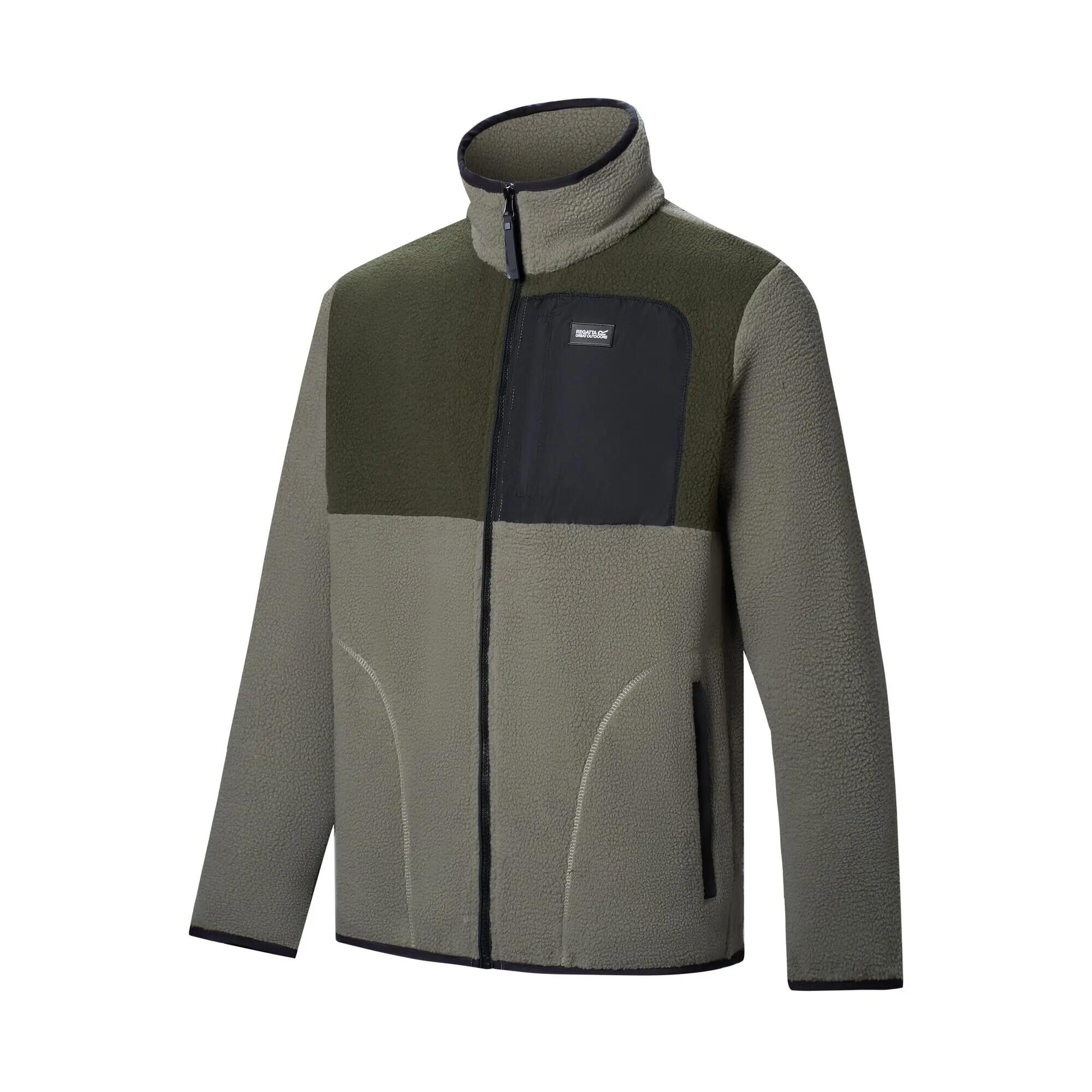 Herren-Fleecejacke Frankie Borg mit durchgehendem Reißverschluss 8/10