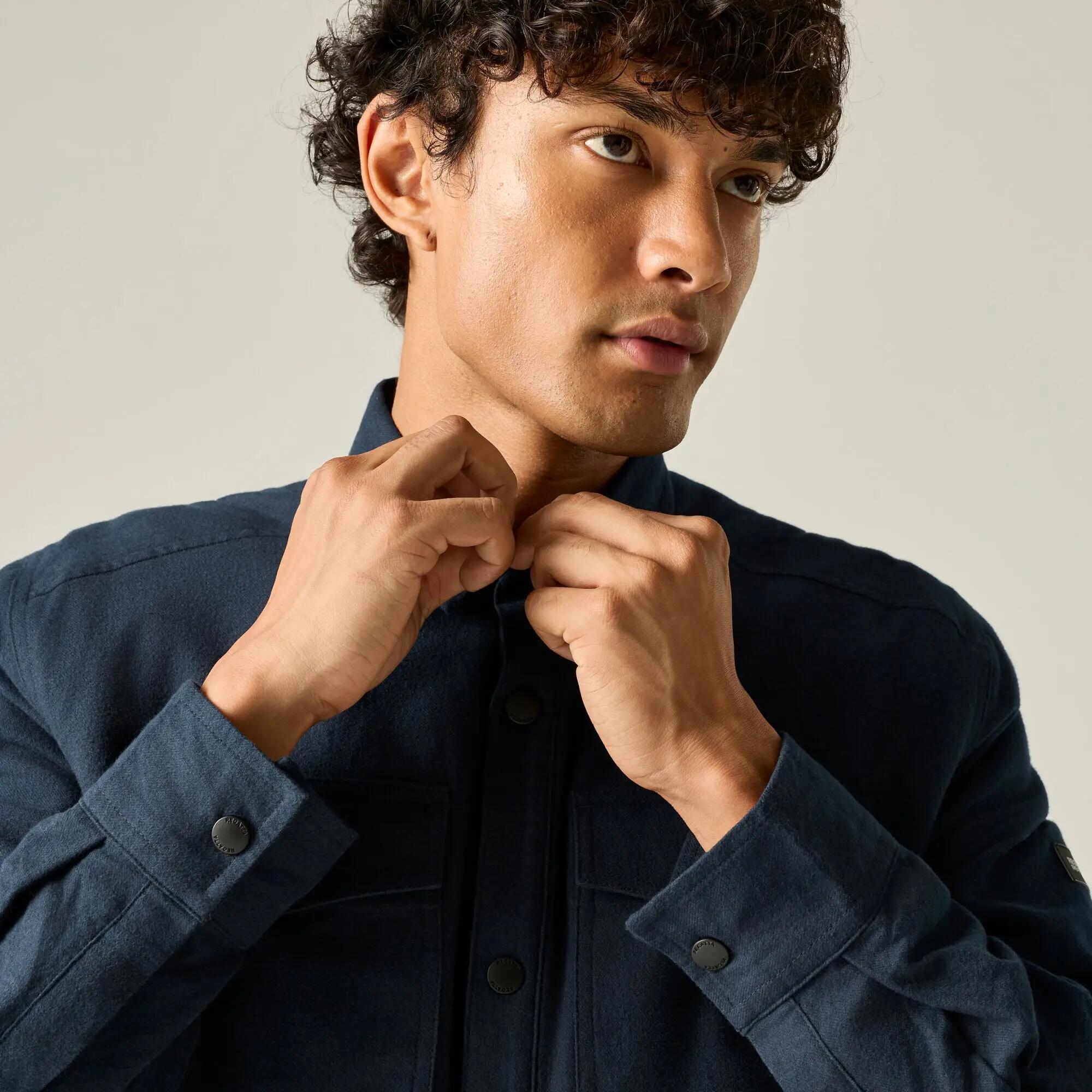 Spennith Shacket Shirt mit Fleecefutter für Herren 8/12