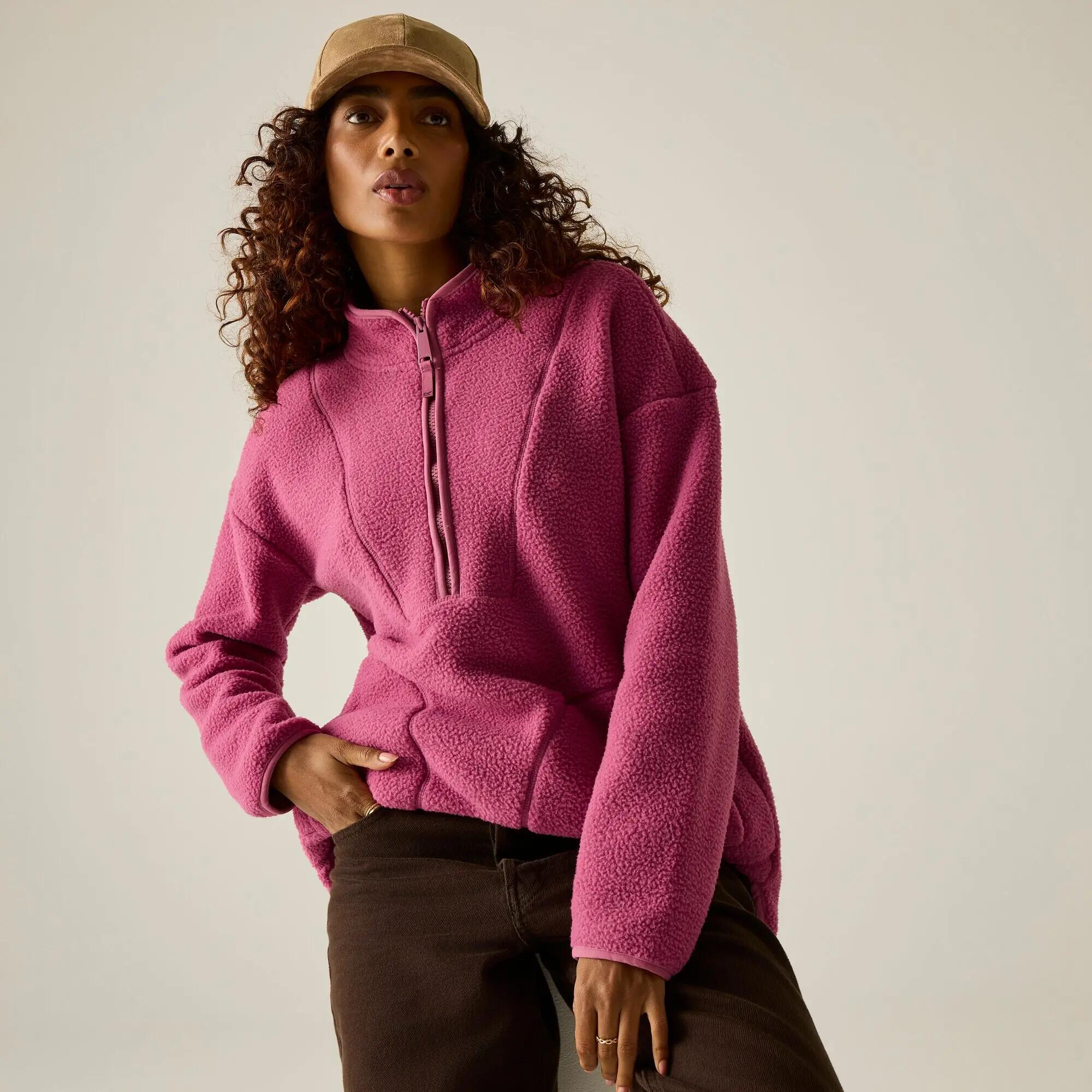 Damska bluza polarowa Frankie Borg Longline Half Zip 7/11