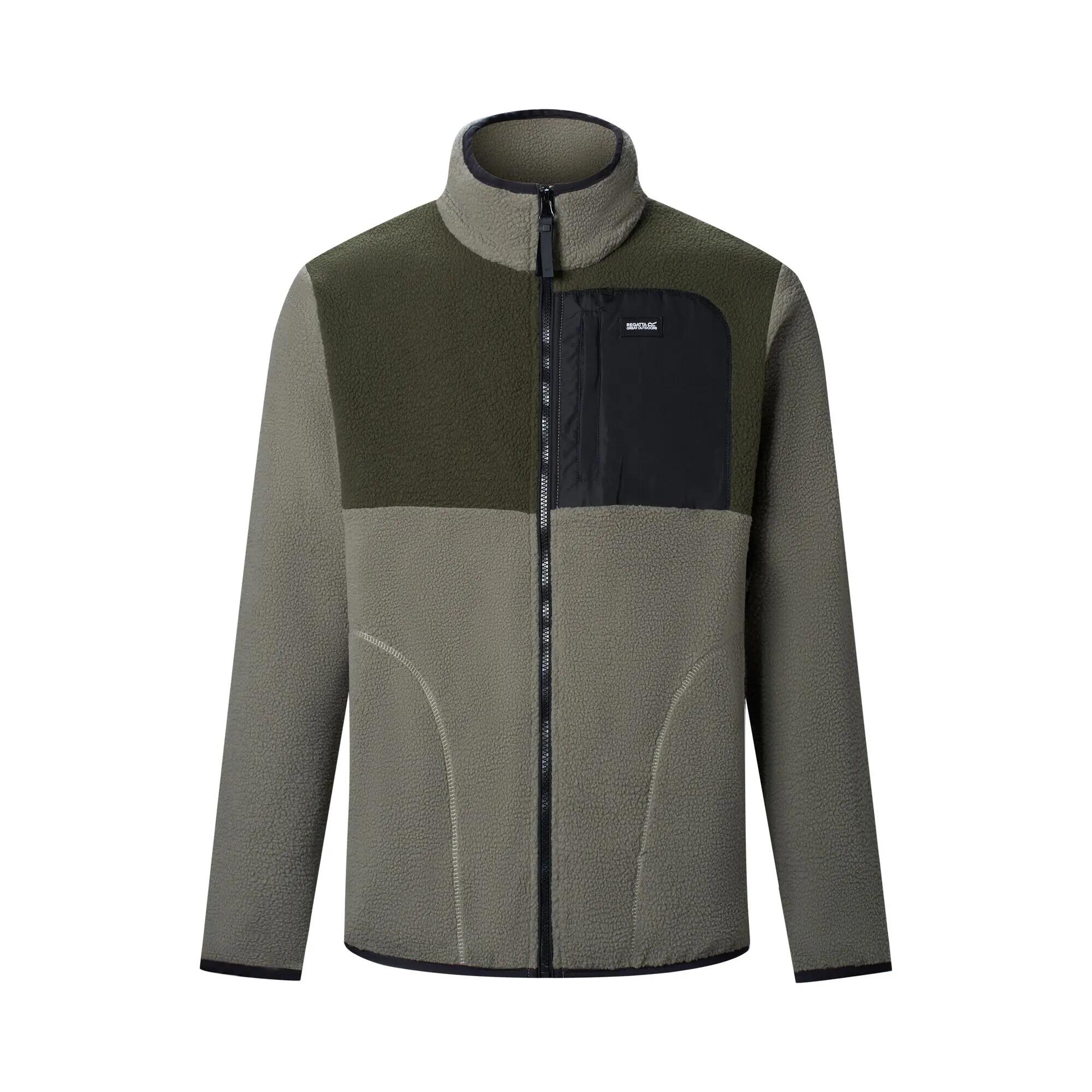 Herren-Fleecejacke Frankie Borg mit durchgehendem Reißverschluss 7/10