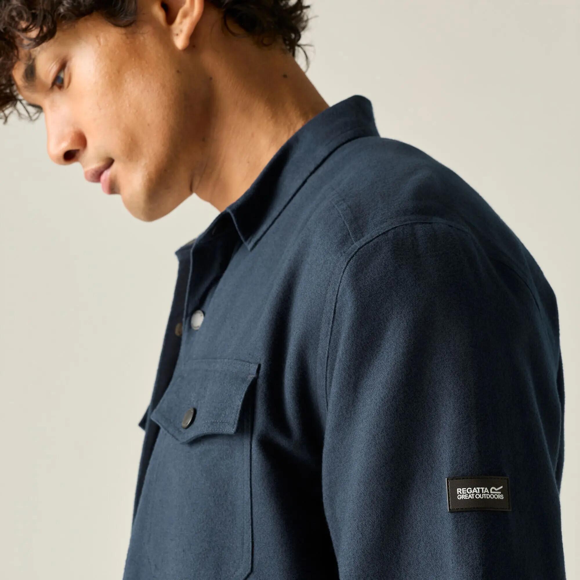 Spennith Shacket Shirt mit Fleecefutter für Herren 7/12