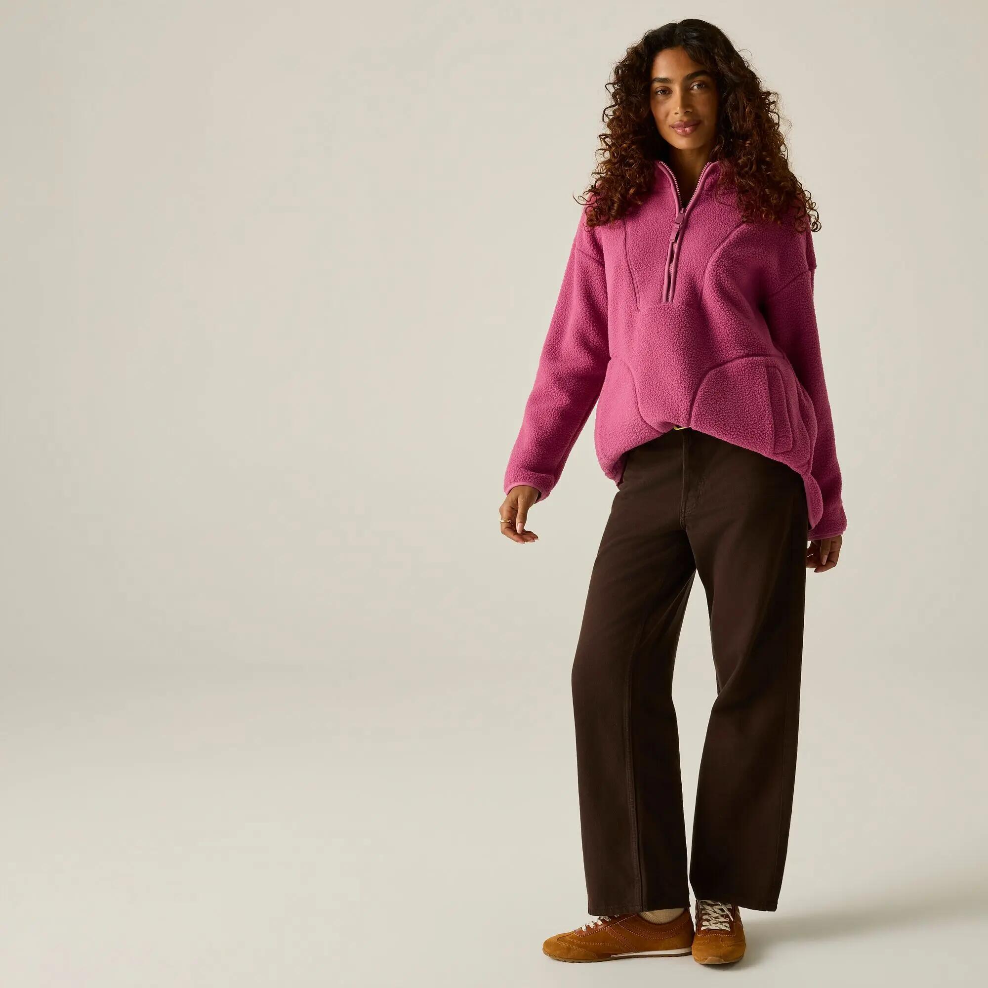 Damska bluza polarowa Frankie Borg Longline Half Zip 6/11