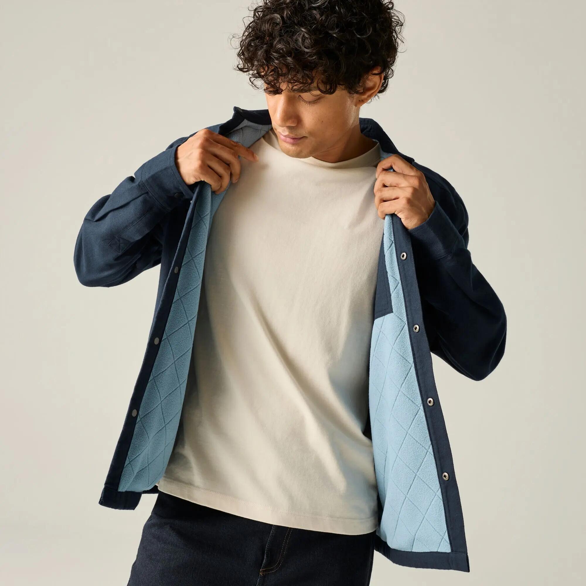 Spennith Shacket Shirt mit Fleecefutter für Herren 6/12