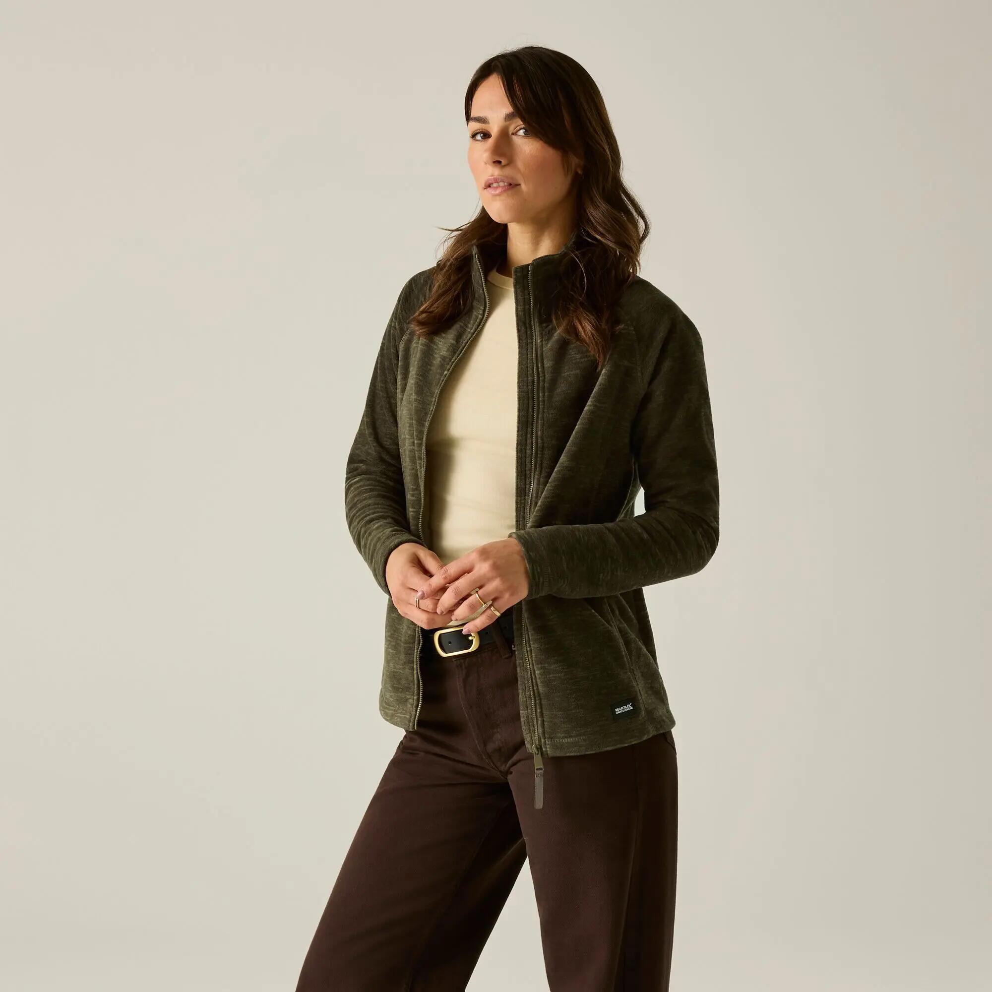 Felpa isolante leggera da donna Mayse con zip completa 6/10