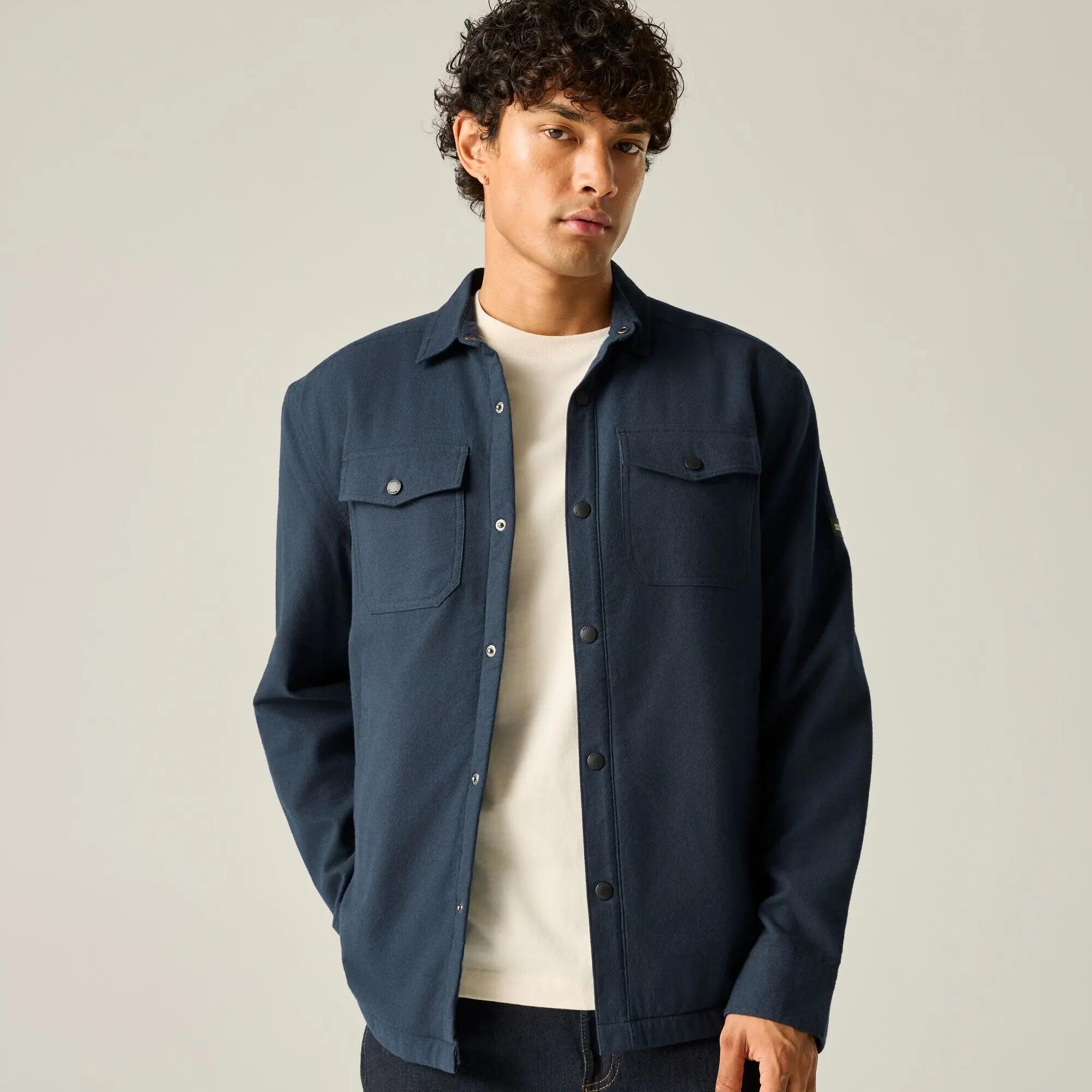 Spennith Shacket Shirt mit Fleecefutter für Herren 5/12