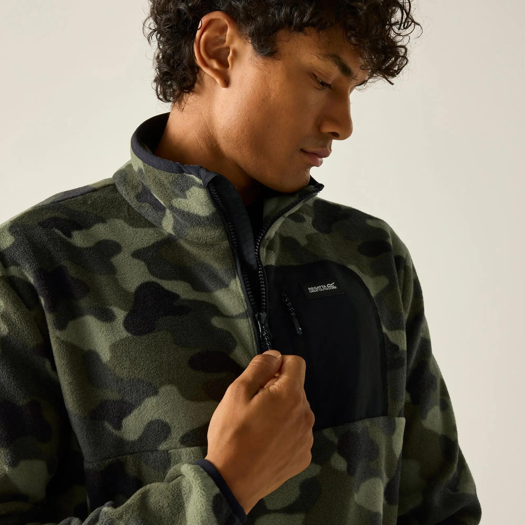 Frankie Fleecejacke für Herren mit halbem Reißverschluss 5/10